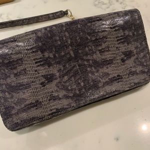Banana Republic snakeskin purse